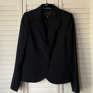 Banana Republic Navy Pinstriped Blazer Sz 10